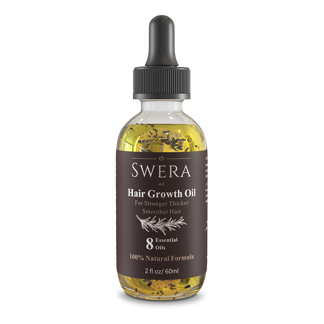 زيــت طبيـعي لتكثيف الشعر وعلاج التساقط - ثمان زيوت طبيعية ممزوجة في زيت واحد - مناسب لجميع أنواع الشعر - للنساء والرجال